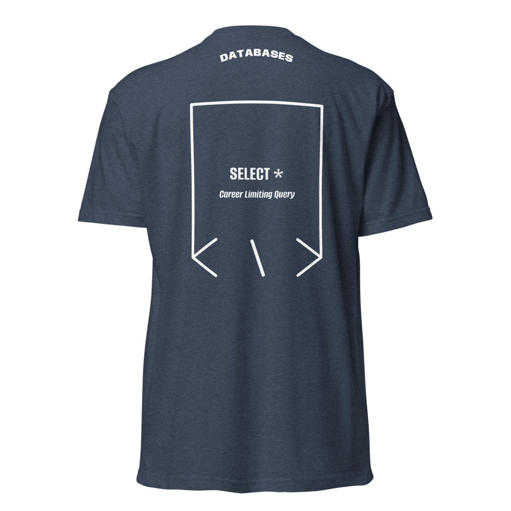 SELECT * — Midnight Navy White back mockup