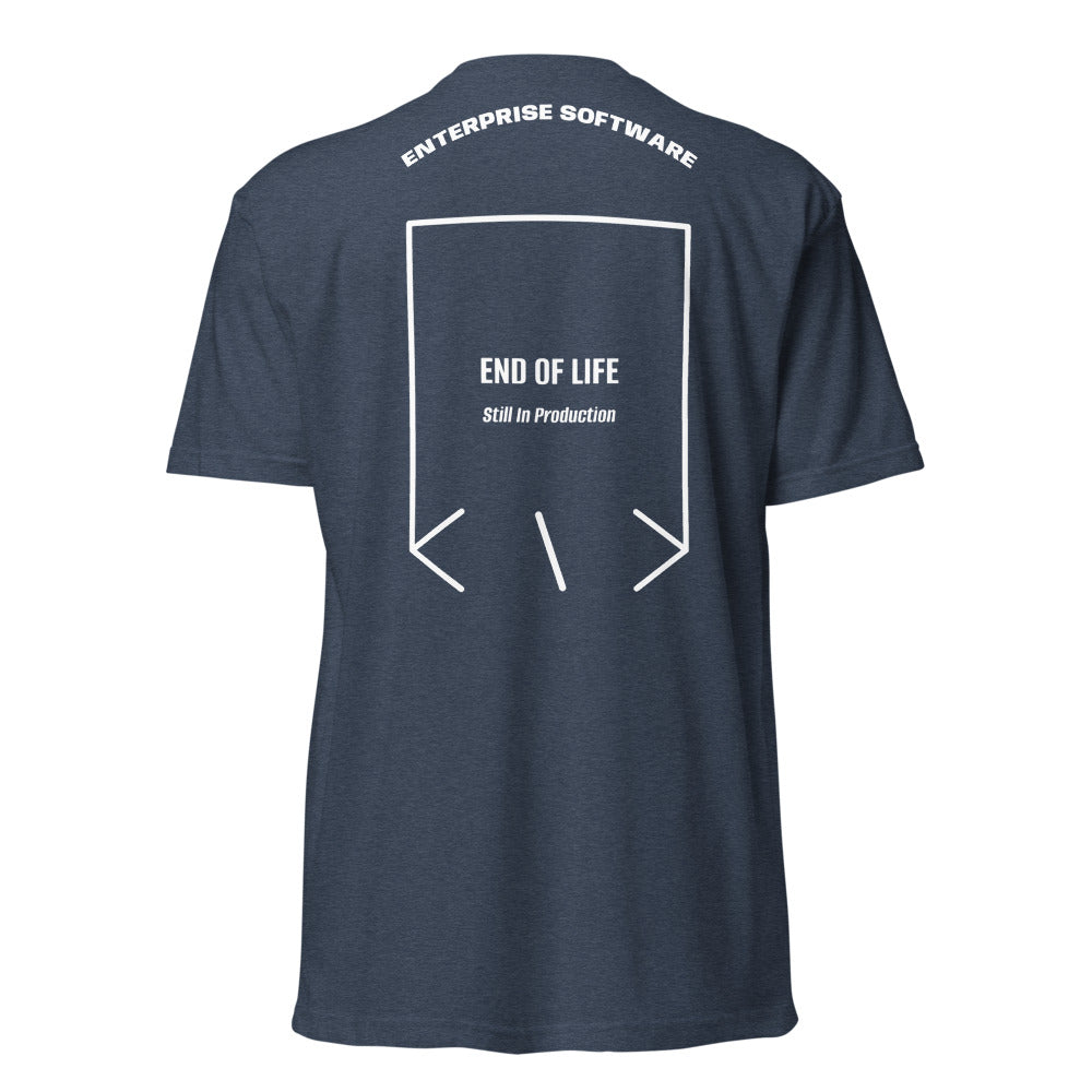 End Of Life — Midnight Navy White back mockup