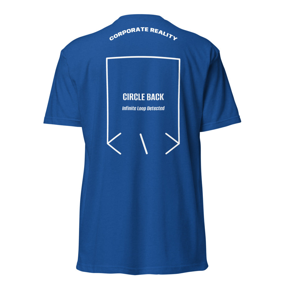 Circle Back — Royal White back mockup