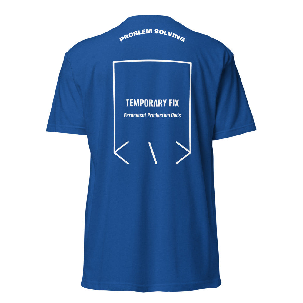 Temporary Fix — Royal White back mockup
