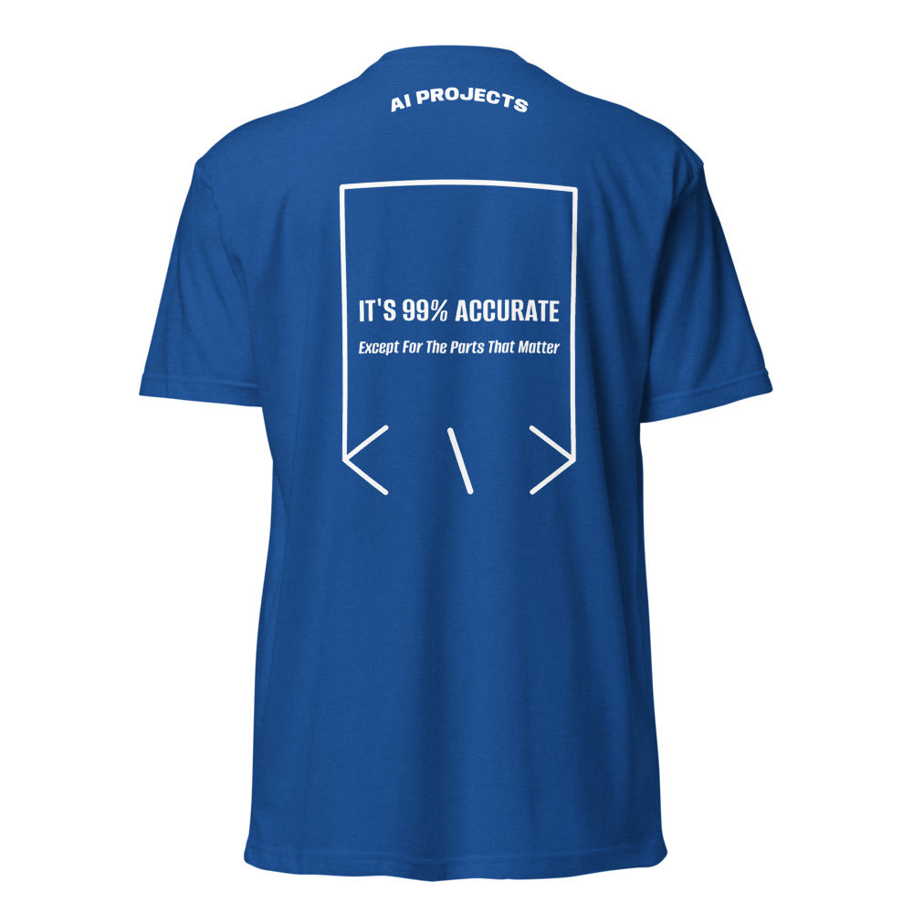 It's 99% Accurate — secondary back mockup