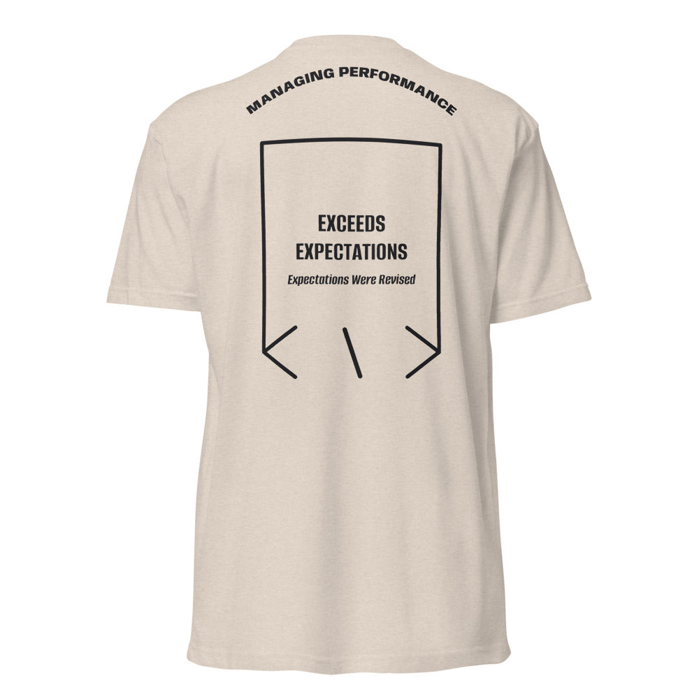 Exceeds Expectations — Sand Black back mockup