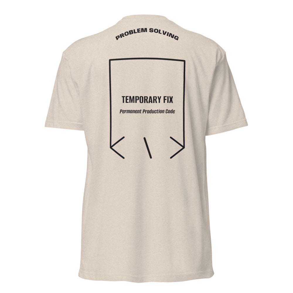 Temporary Fix — Sand Black back mockup