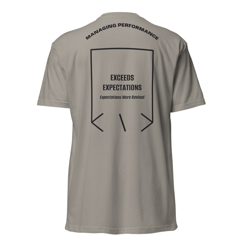 Exceeds Expectations — Stone Grey Black back mockup