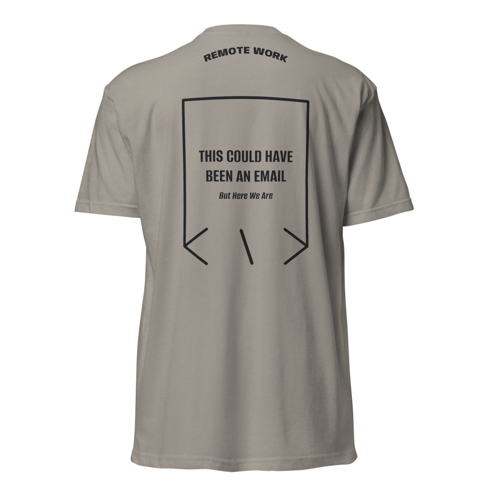 This Could Have Been An Email — Stone Grey Black back mockup