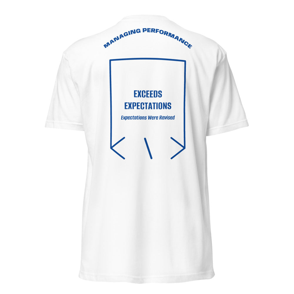 Exceeds Expectations — White Royal back mockup
