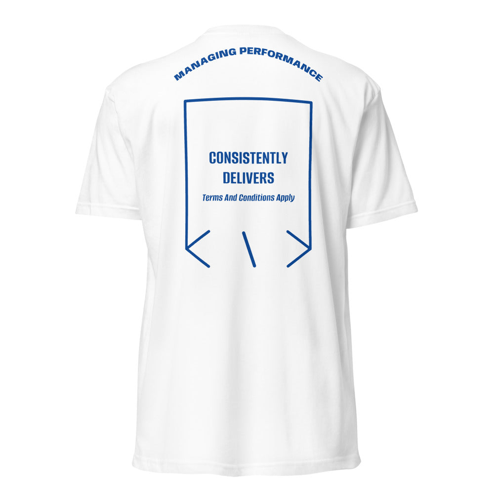 Consistently Delivers — White Royal back mockup