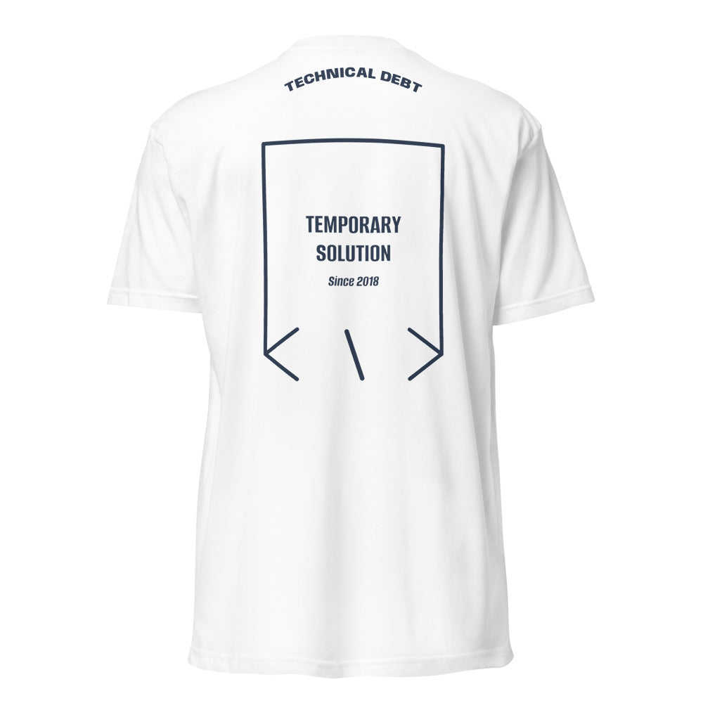 Temporary Solution — secondary back mockup