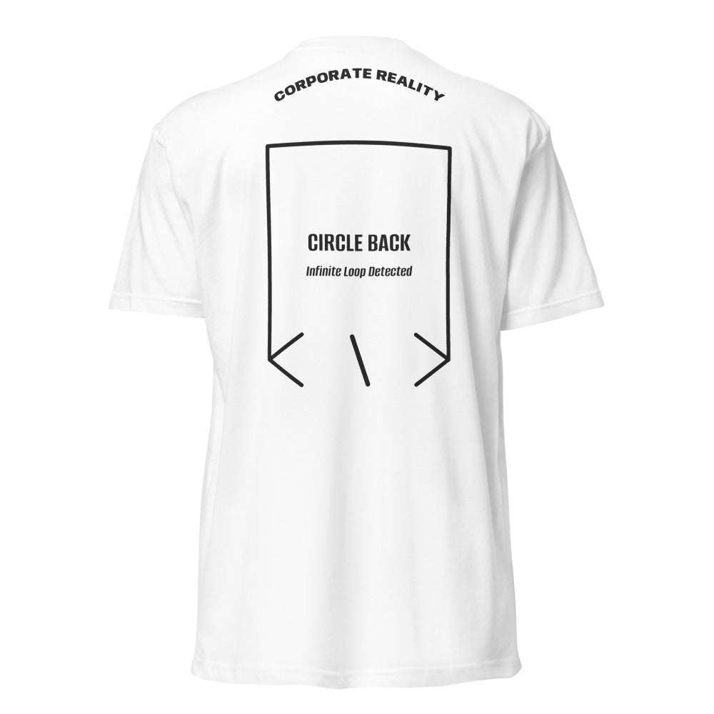 Circle Back — White Charcoal back mockup