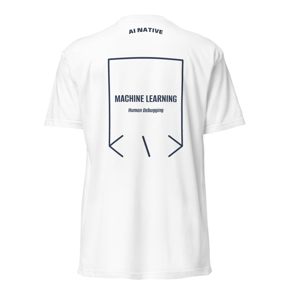 Machine Learning — White Midnight Navy back mockup