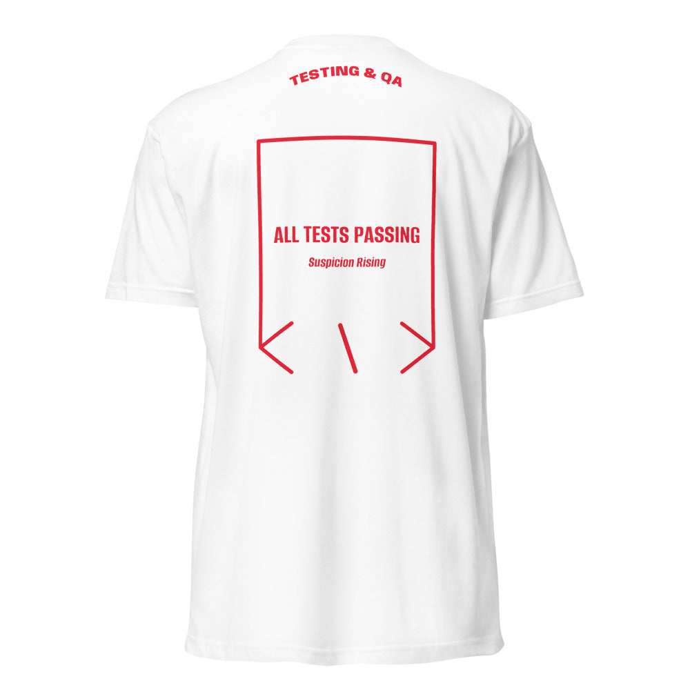 All Tests Passing — secondary back mockup
