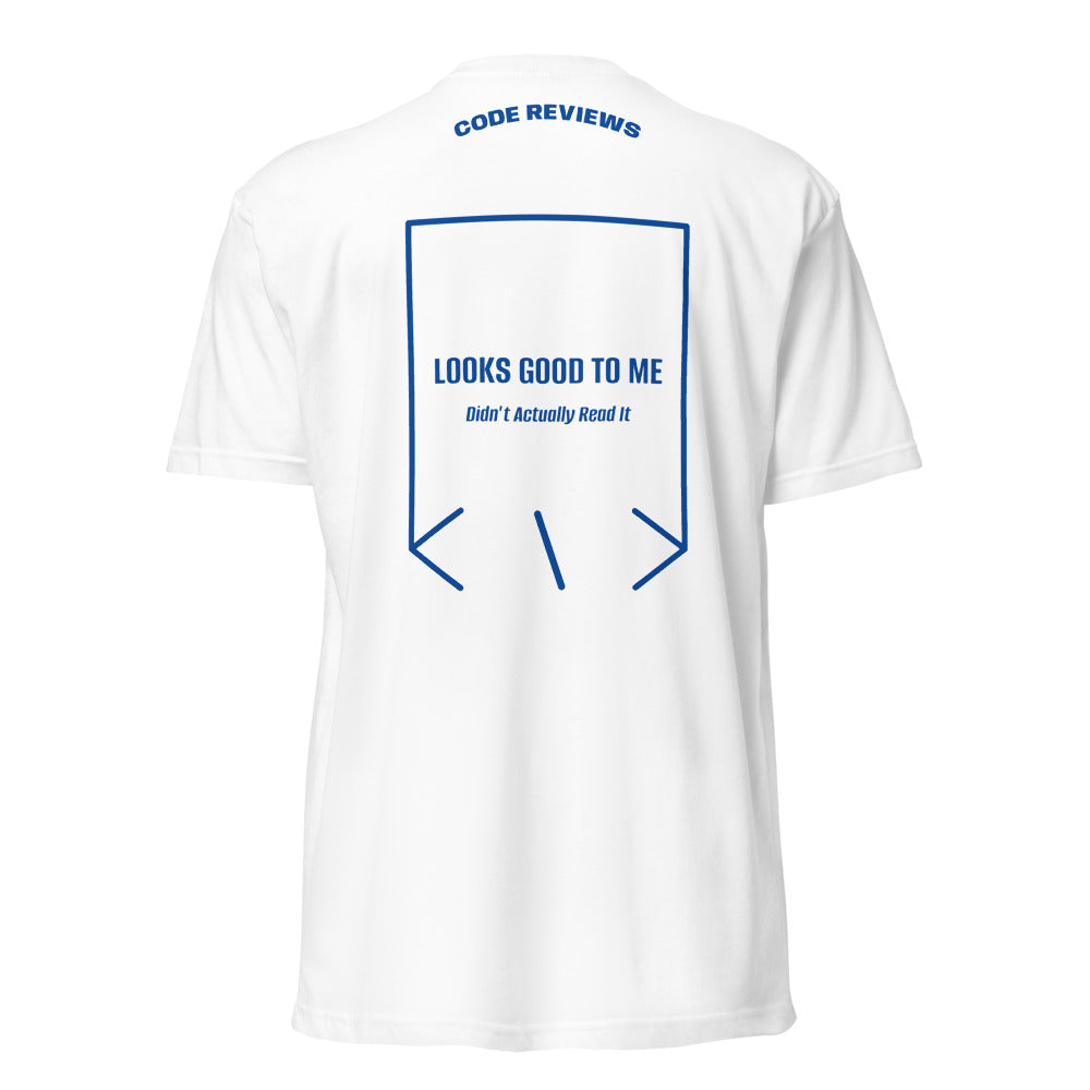 Looks Good To Me — White Royal back mockup