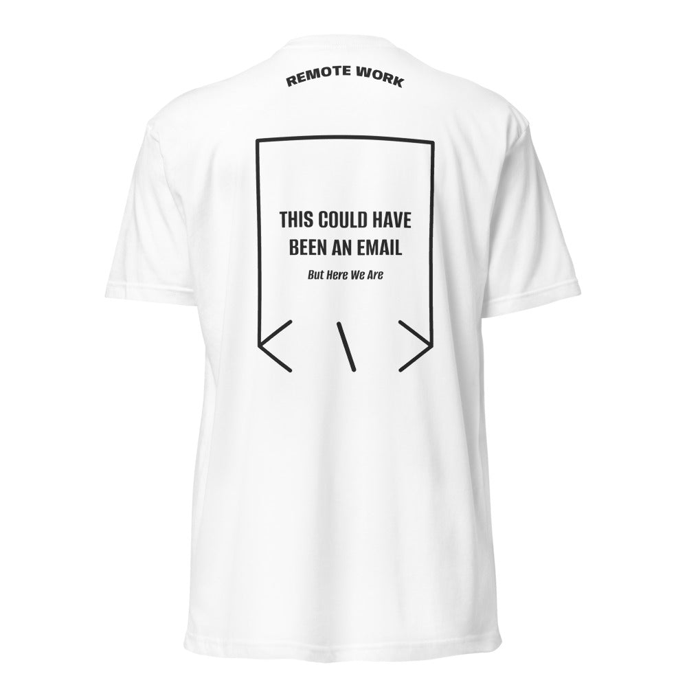 This Could Have Been An Email — White Charcoal back mockup