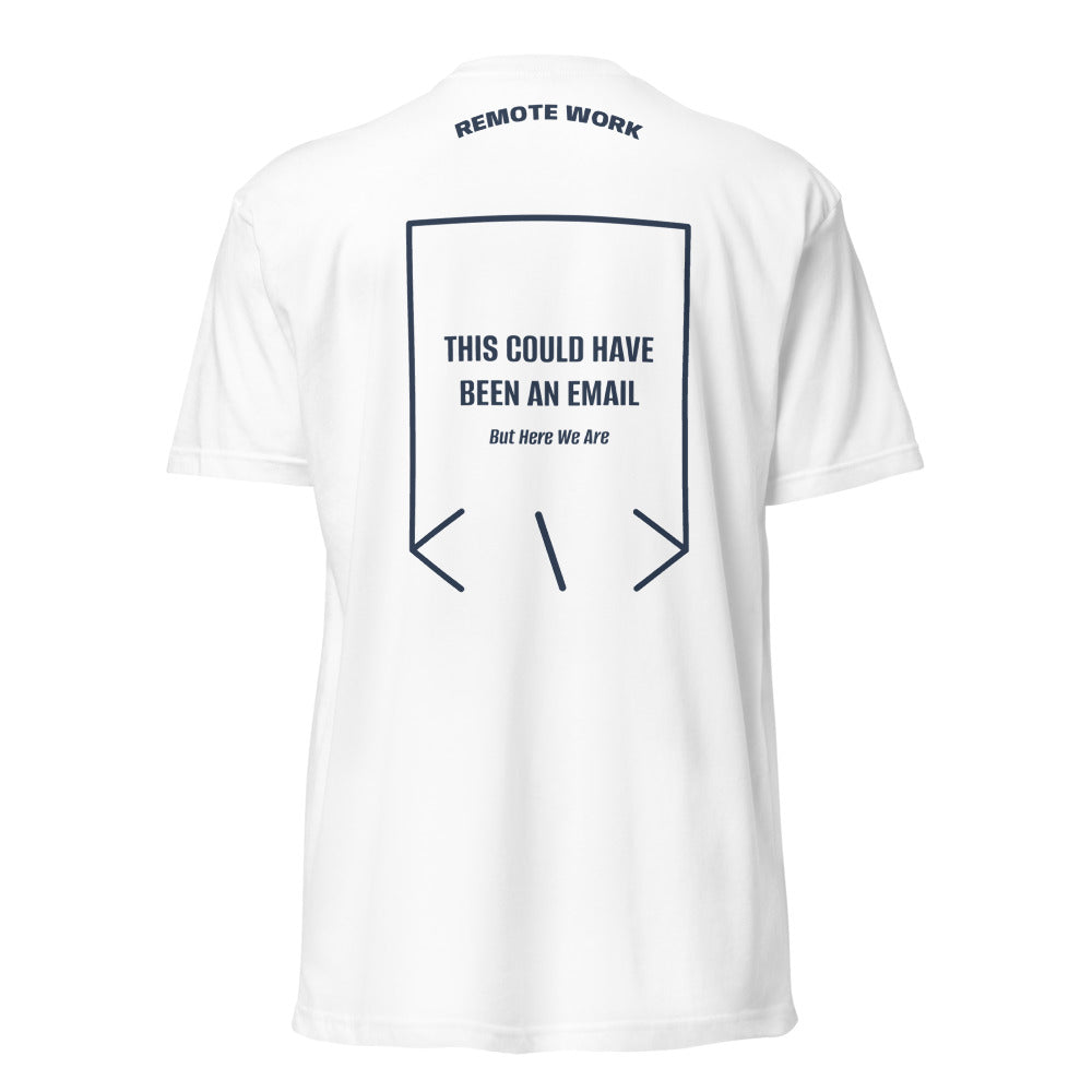 This Could Have Been An Email — White Midnight Navy back mockup