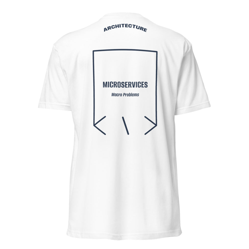 Microservices — White Midnight Navy back mockup
