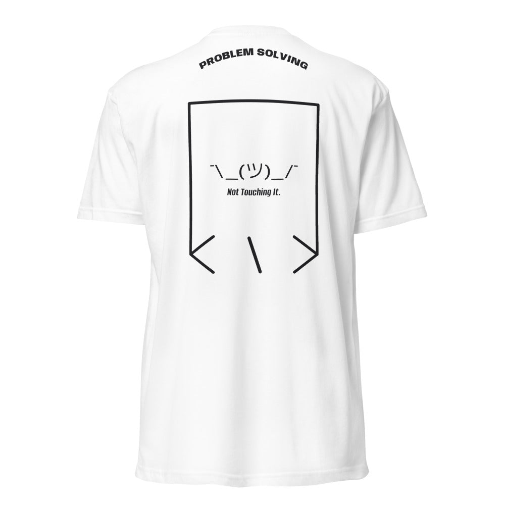 ¯\_(ツ)_/¯ — White Black back mockup