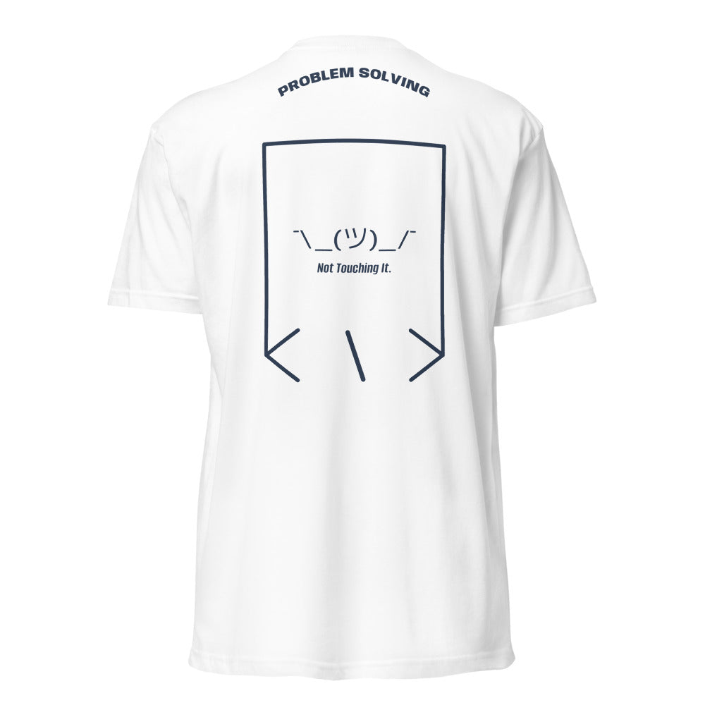 ¯\_(ツ)_/¯ — White Midnight Navy back mockup