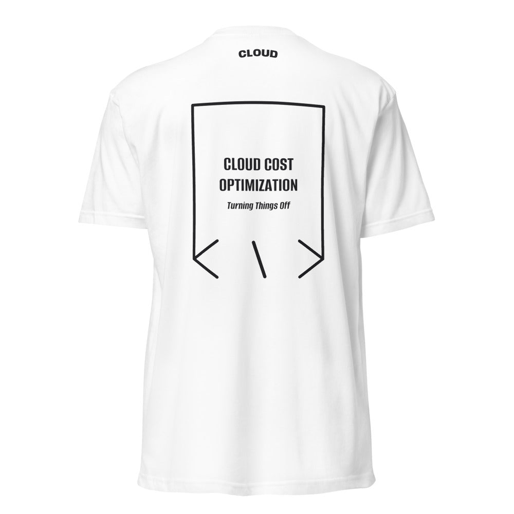Cloud Cost Optimization — White Black back mockup