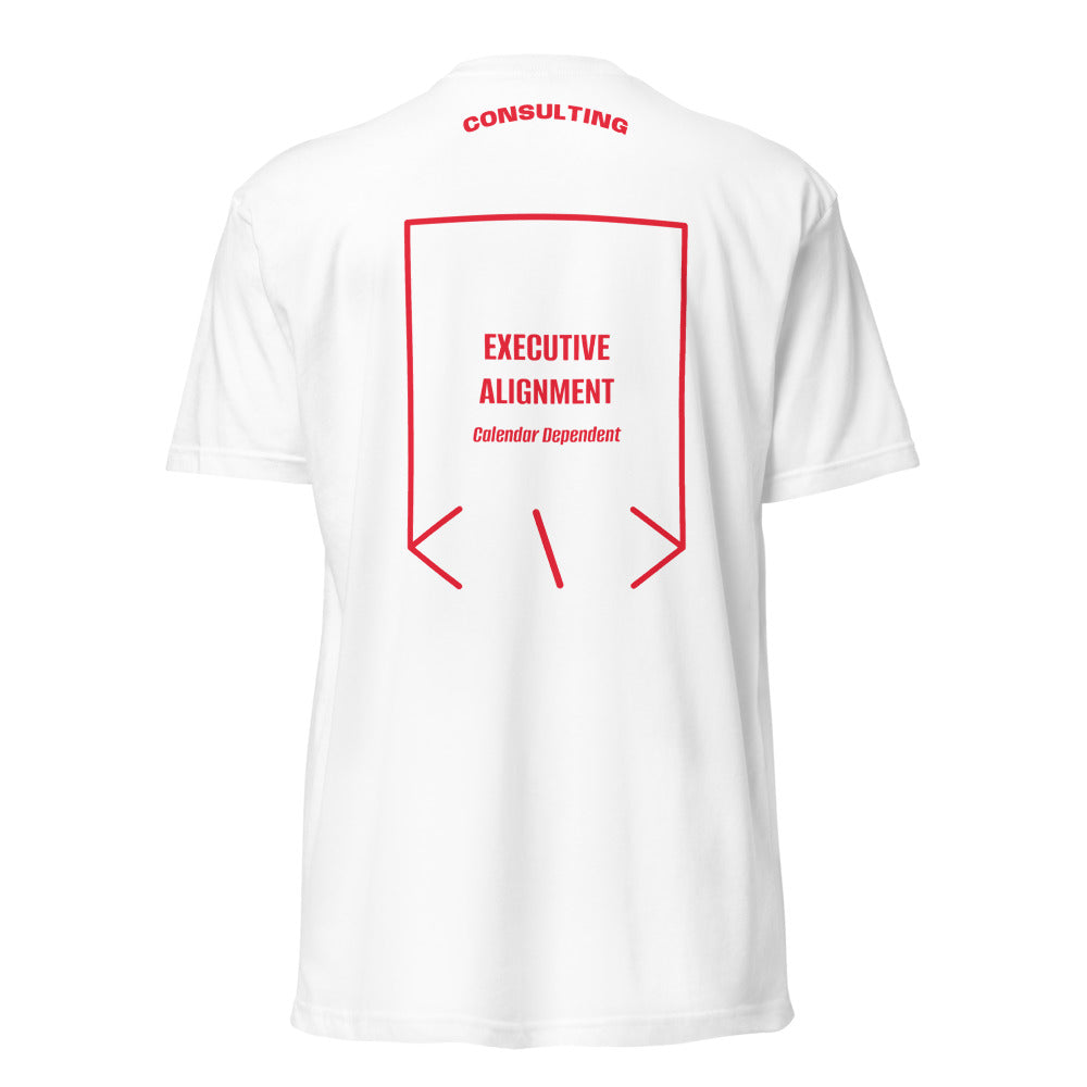 Executive Alignment — White Red back mockup