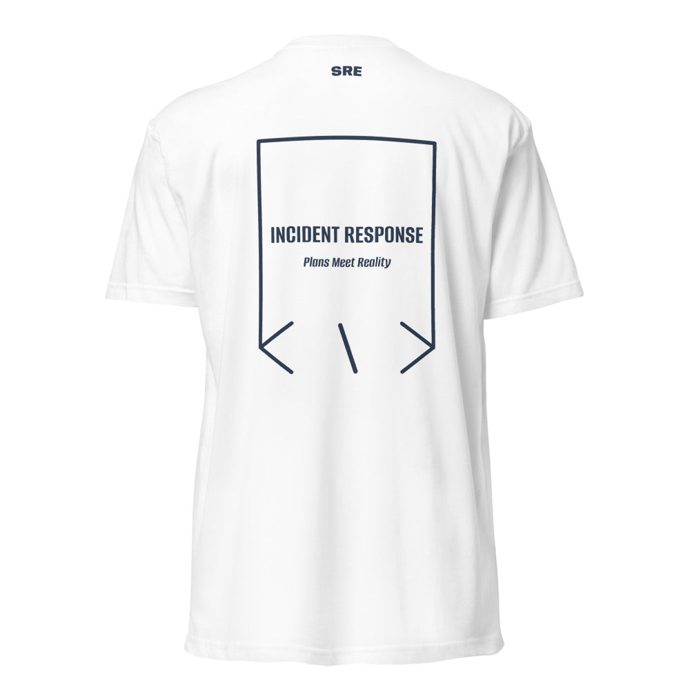 Incident Response — White Midnight Navy back mockup