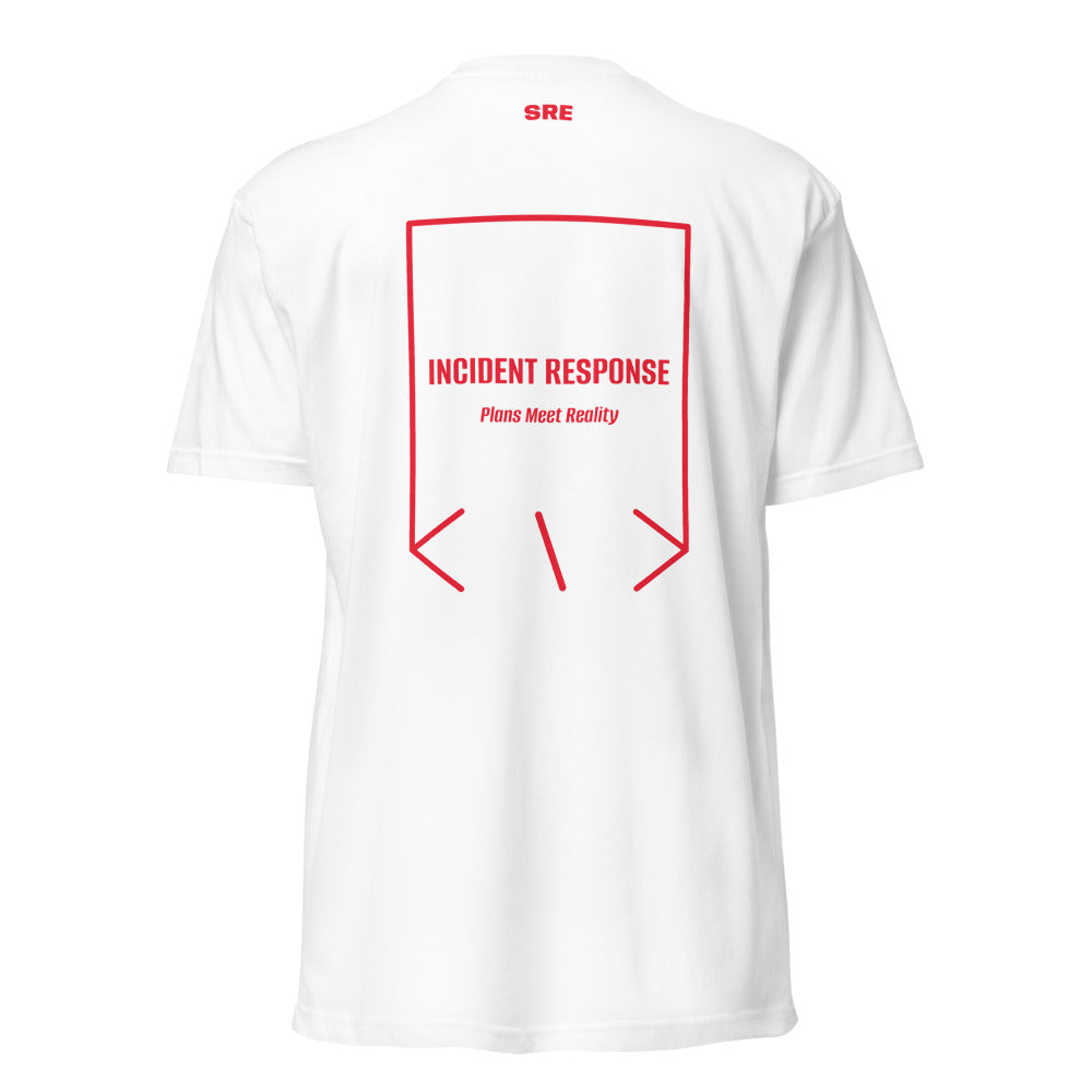 Incident Response — White Red back mockup