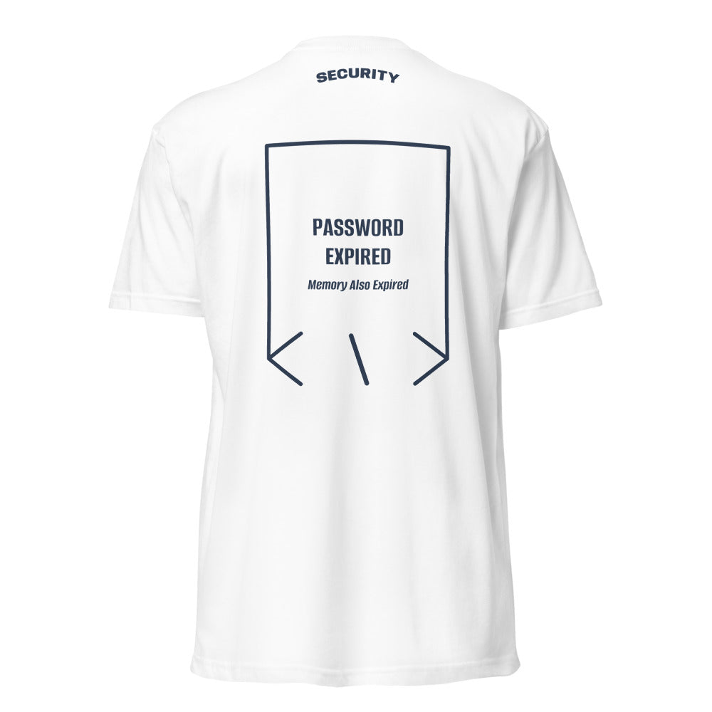 Password Expired — White Midnight Navy back mockup