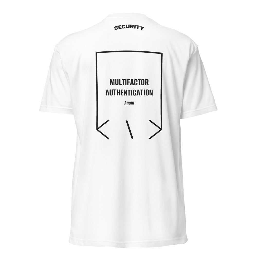 Multifactor Authentication — White Black back mockup