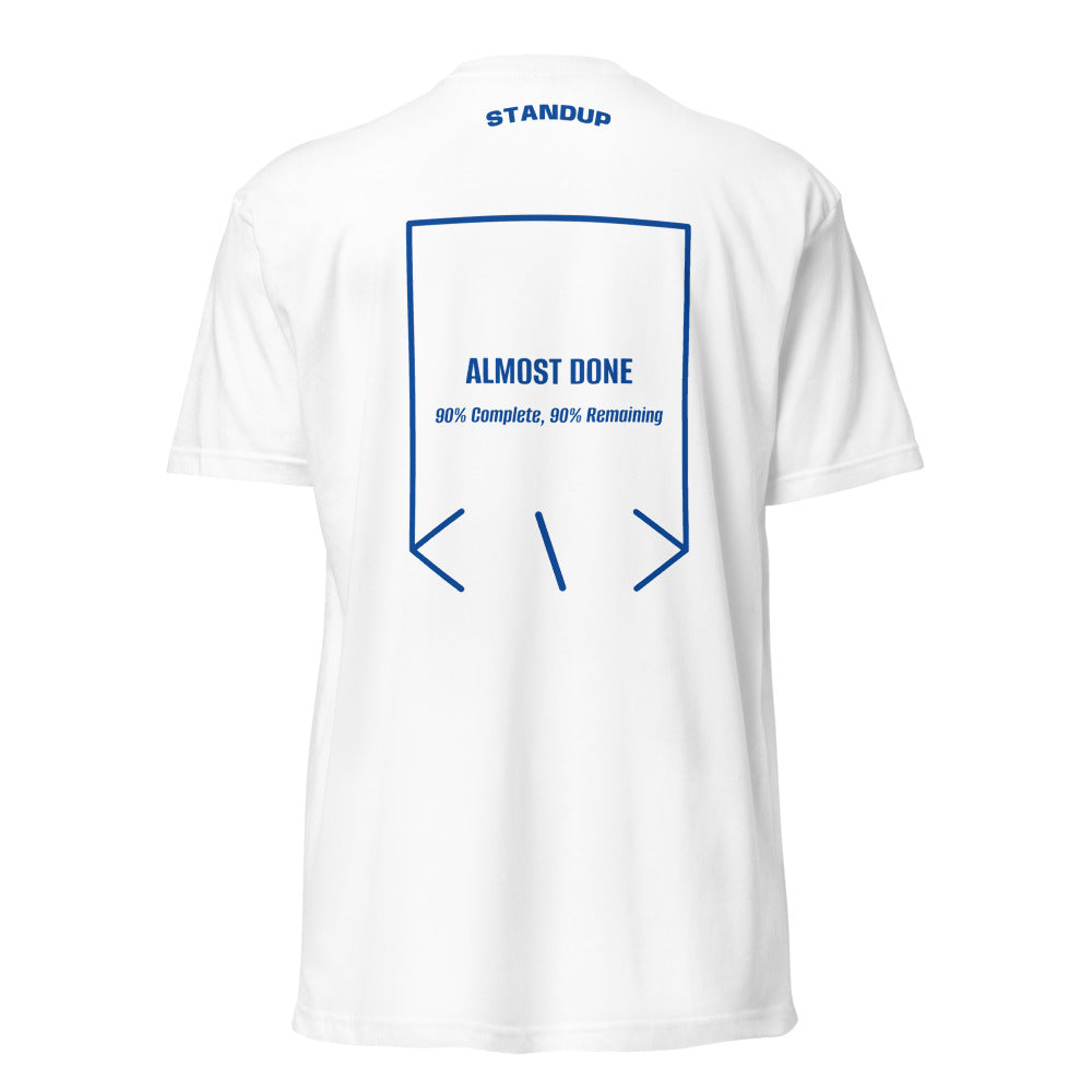Almost Done — White Royal back mockup