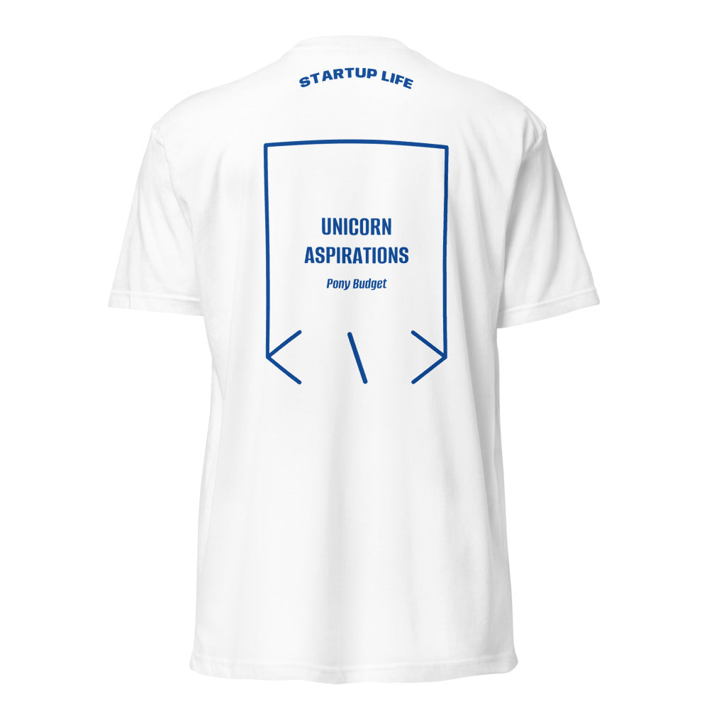 Unicorn Aspirations — White Royal back mockup