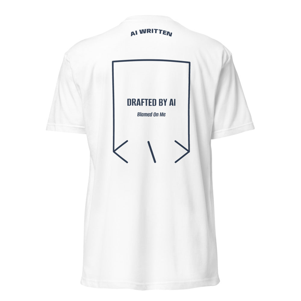 Drafted By AI — secondary back mockup