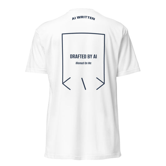 Drafted By AI — secondary back mockup