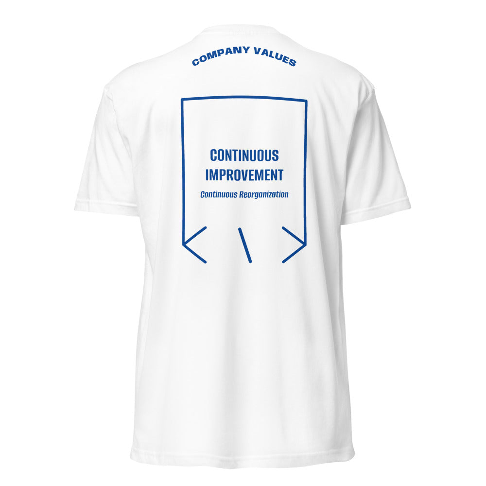 Continuous Improvement — White Royal back mockup