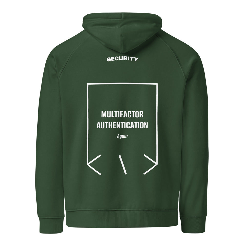 Multifactor Authentication — Bottle green White back mockup
