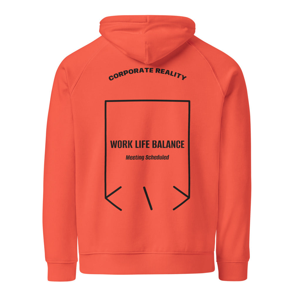 Work Life Balance — Burnt Orange Black back mockup
