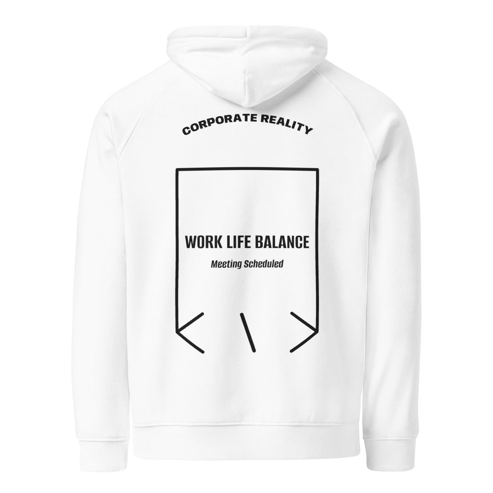 Work Life Balance — White Black back mockup