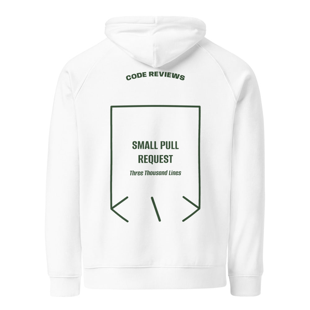 Small Pull Request — White Bottle green back mockup