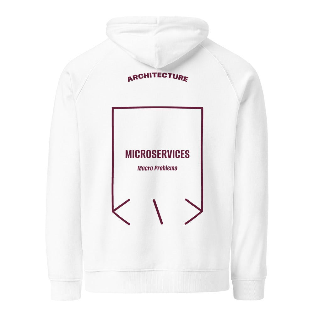 Microservices — White Burgundy back mockup