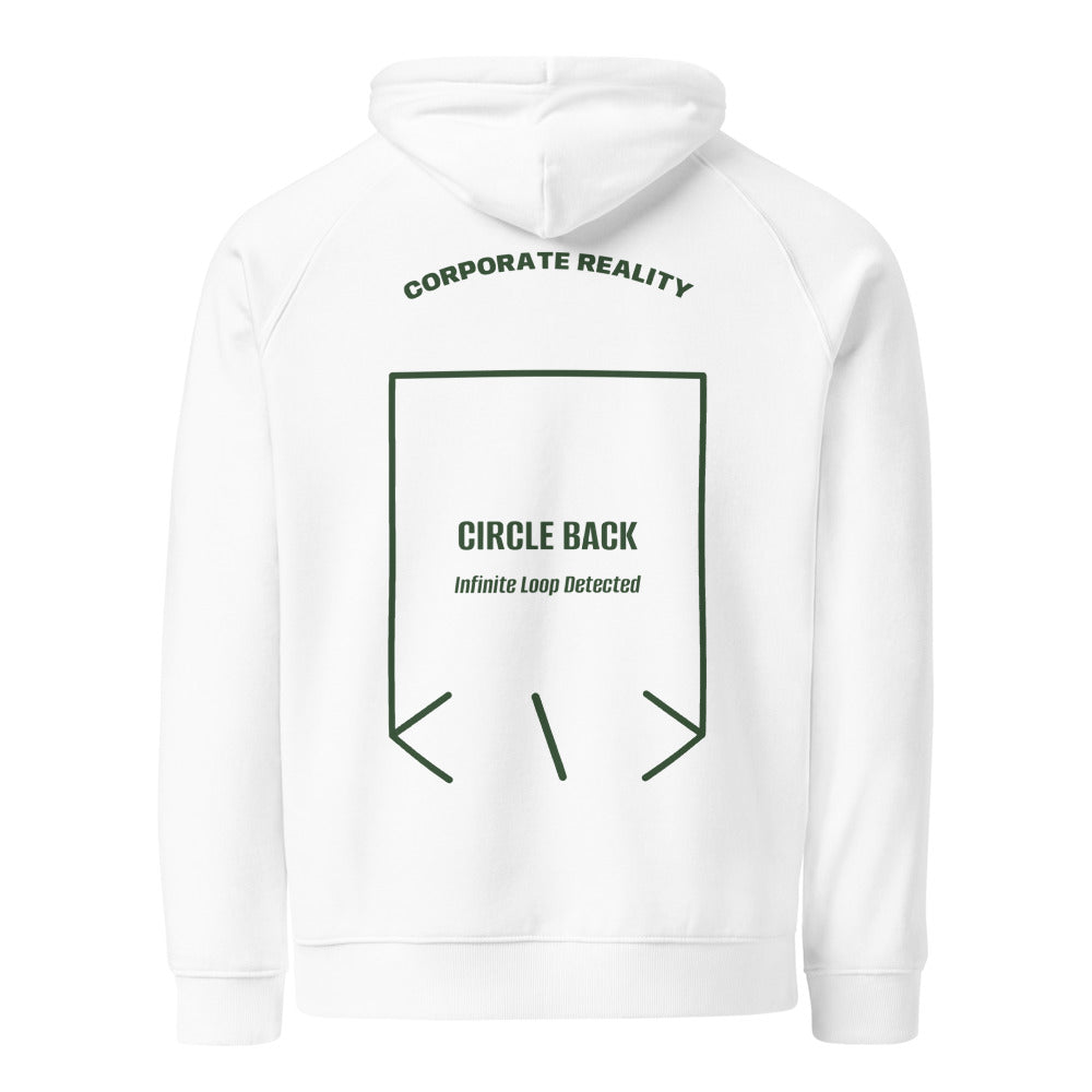 Circle Back — White Bottle green back mockup