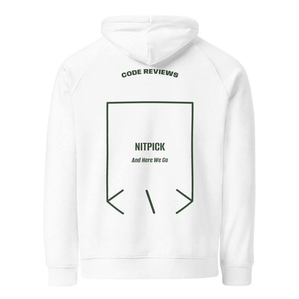 Nitpick — White Bottle green back mockup