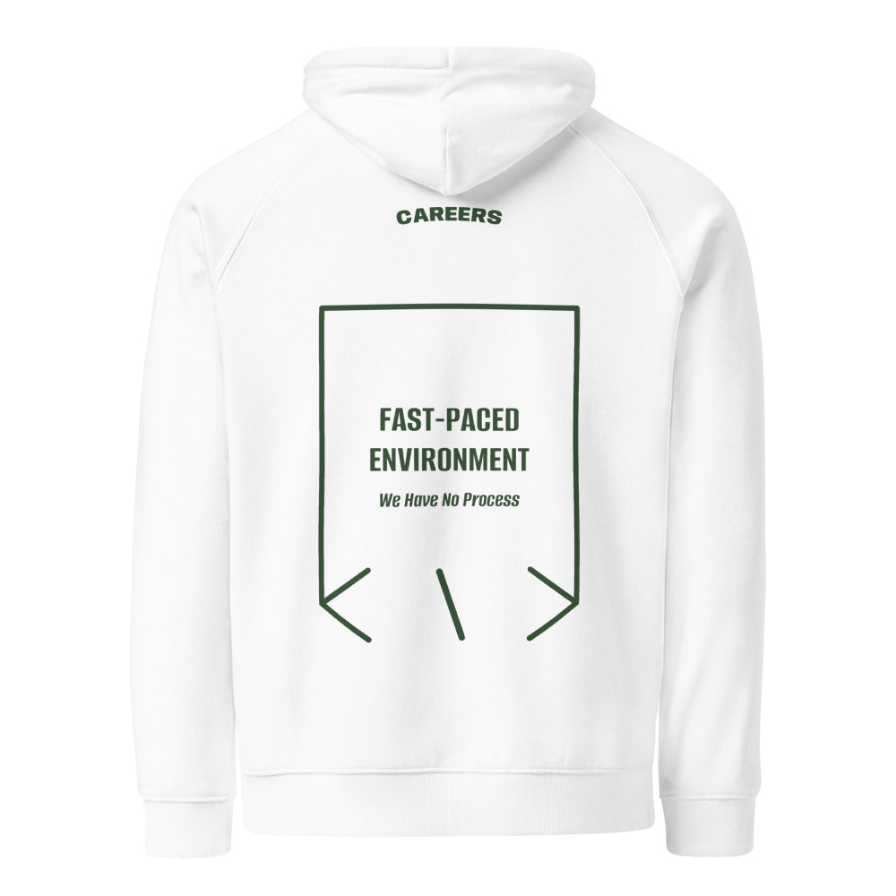 Fast-Paced Environment — White Bottle green back mockup