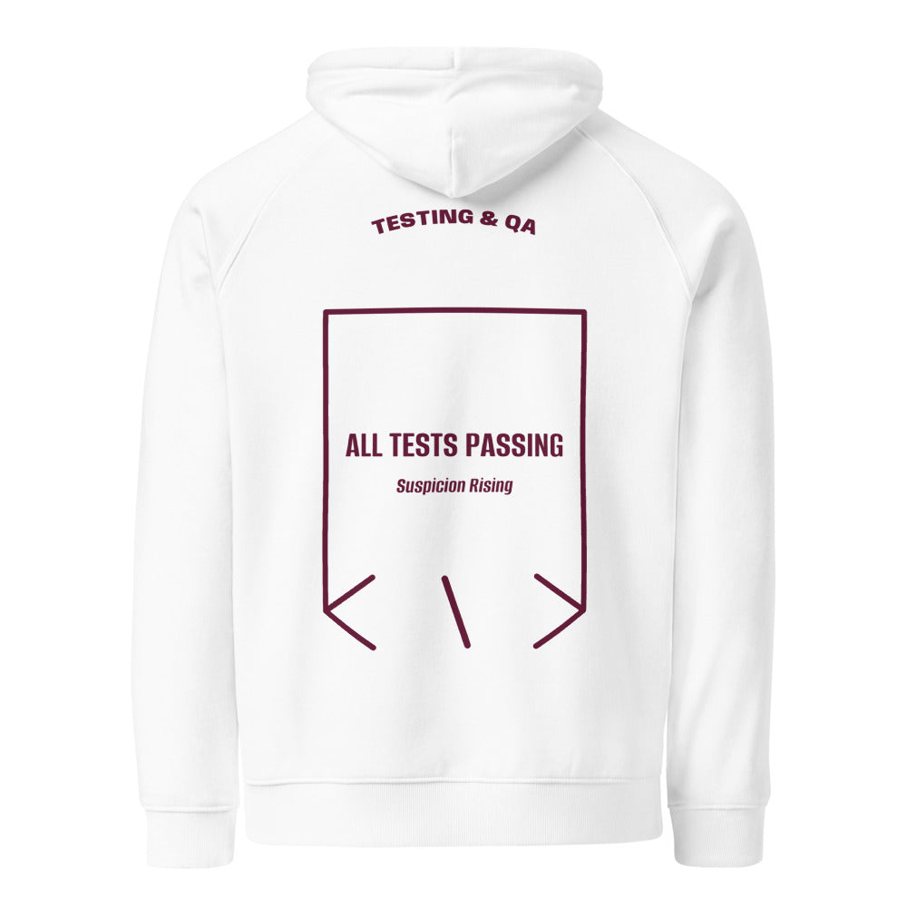 All Tests Passing — secondary back mockup