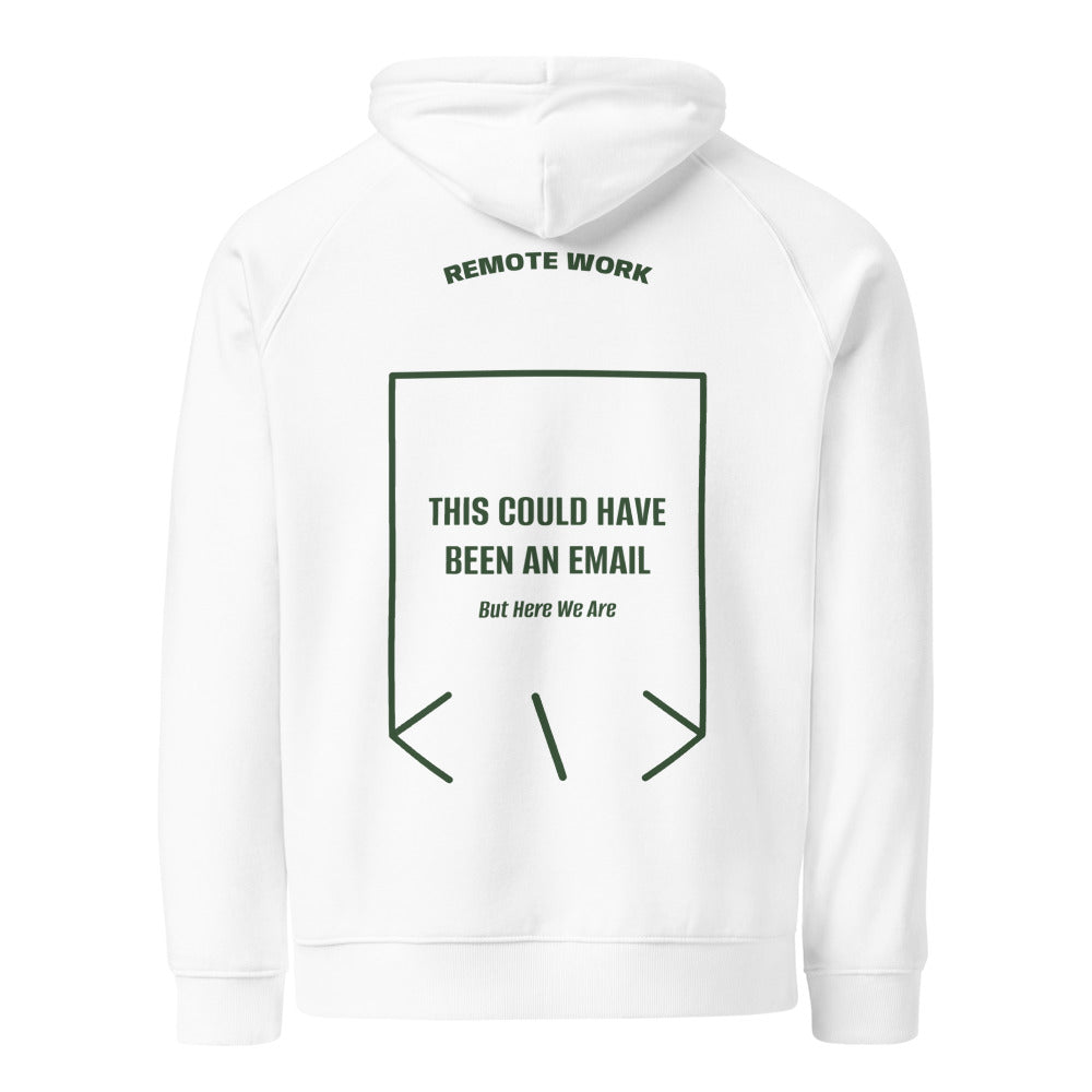 This Could Have Been An Email — White Bottle green back mockup