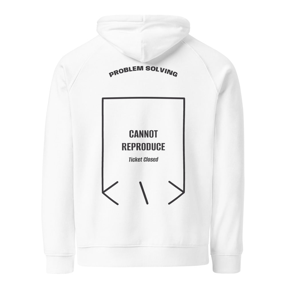 Cannot Reproduce — White Charcoal Melange back mockup