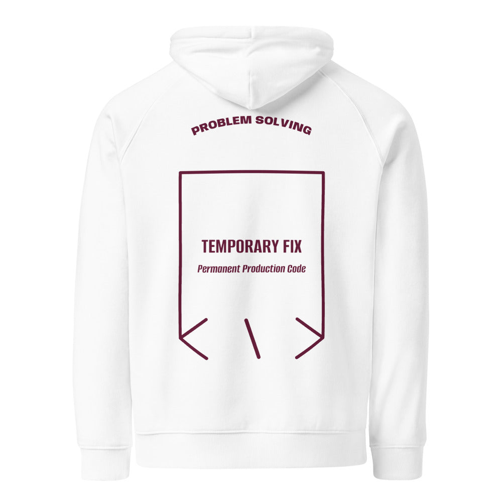 Temporary Fix — White Burgundy back mockup