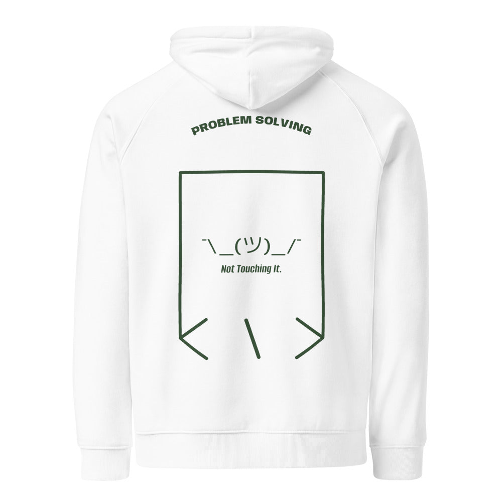 ¯\_(ツ)_/¯ — White Bottle green back mockup