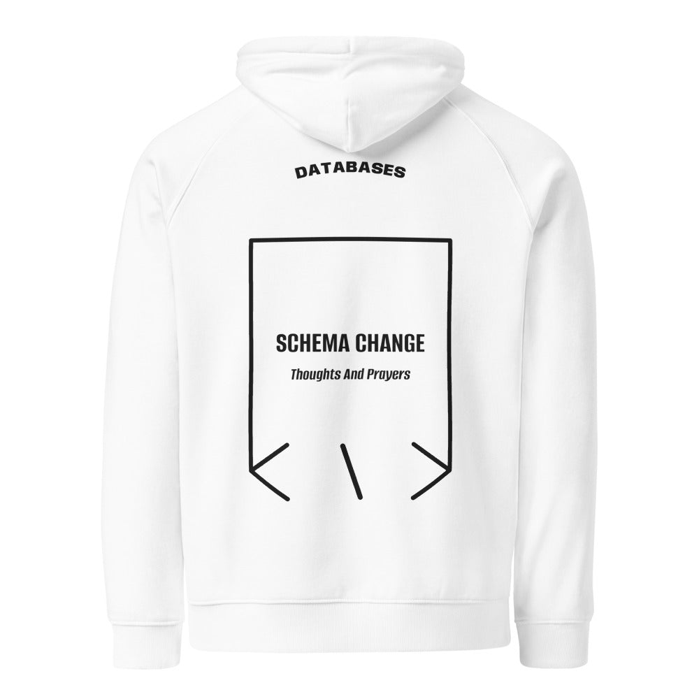 Schema Change — White Black back mockup