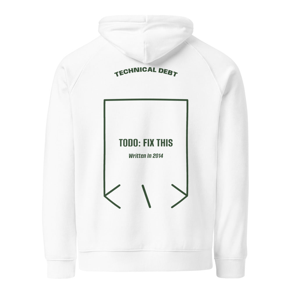 TODO: Fix This — White Bottle green back mockup
