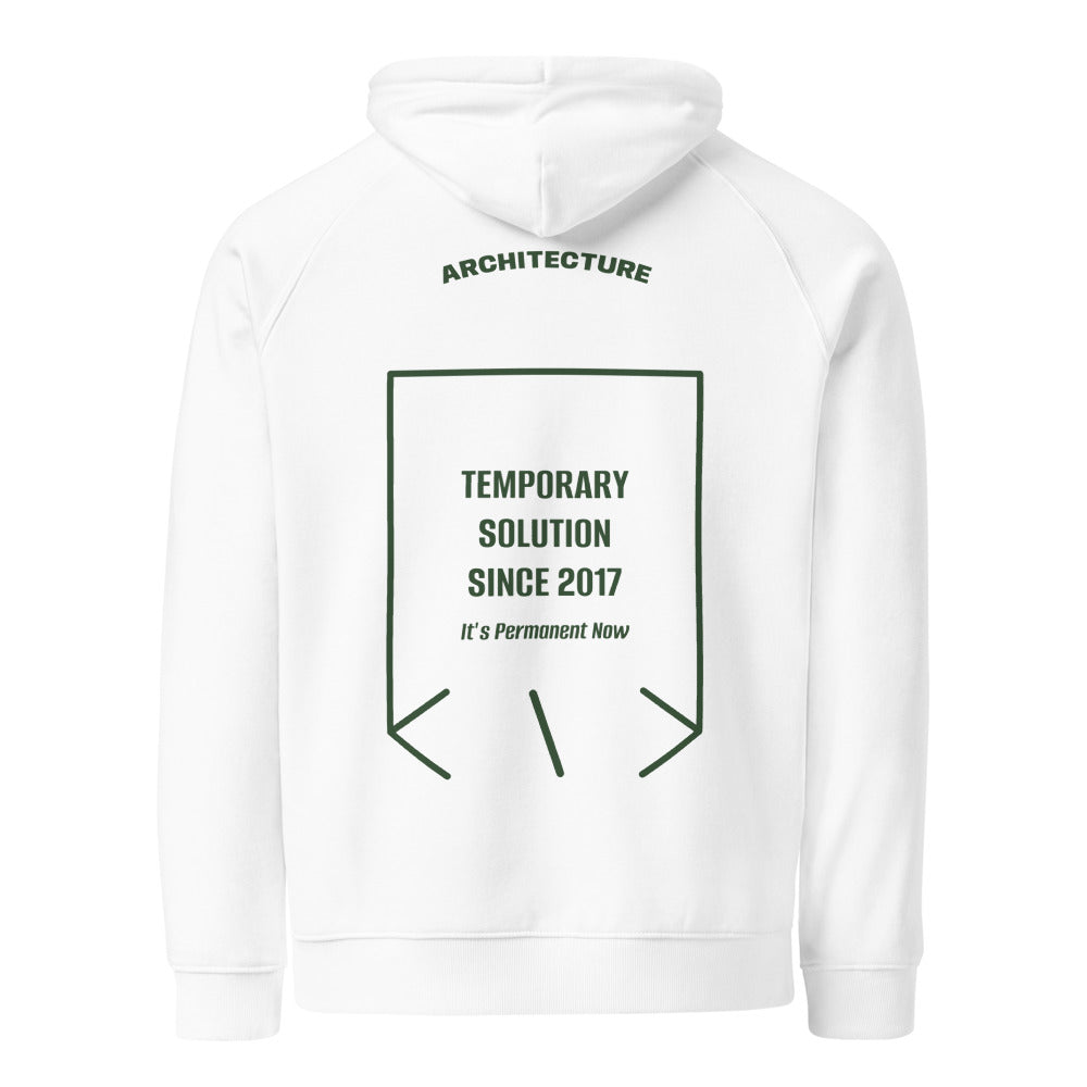 Temporary Solution Since 2017 — White Bottle green back mockup
