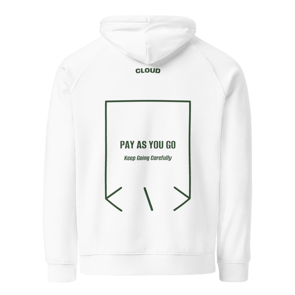 Pay As You Go — White Bottle green back mockup