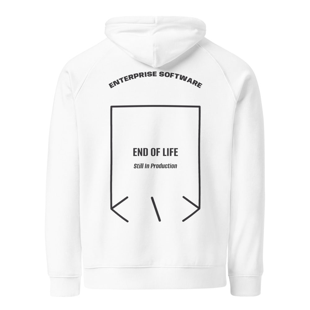 End Of Life — White Charcoal Melange back mockup